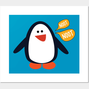 Noot Noot Penguin Tee Posters and Art